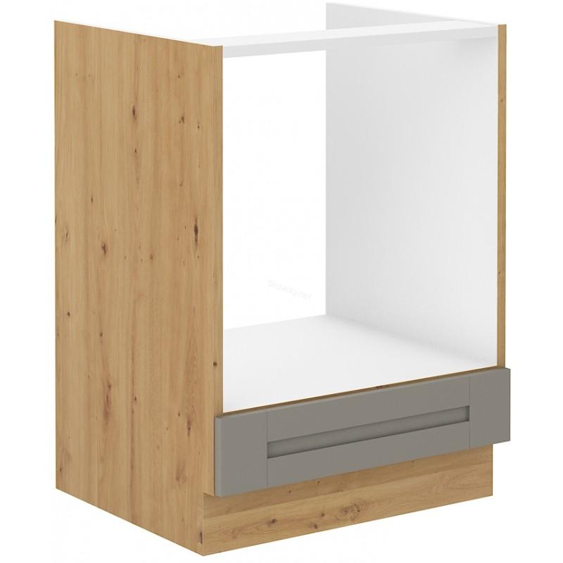 Spodní skříňka Luna Claygrey/artisan 60 D GAZ BB