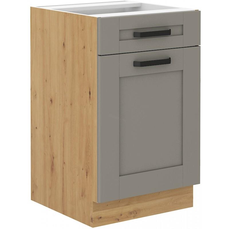 Spodní skříňka Luna Claygrey/artisan 50 D 1F 1S