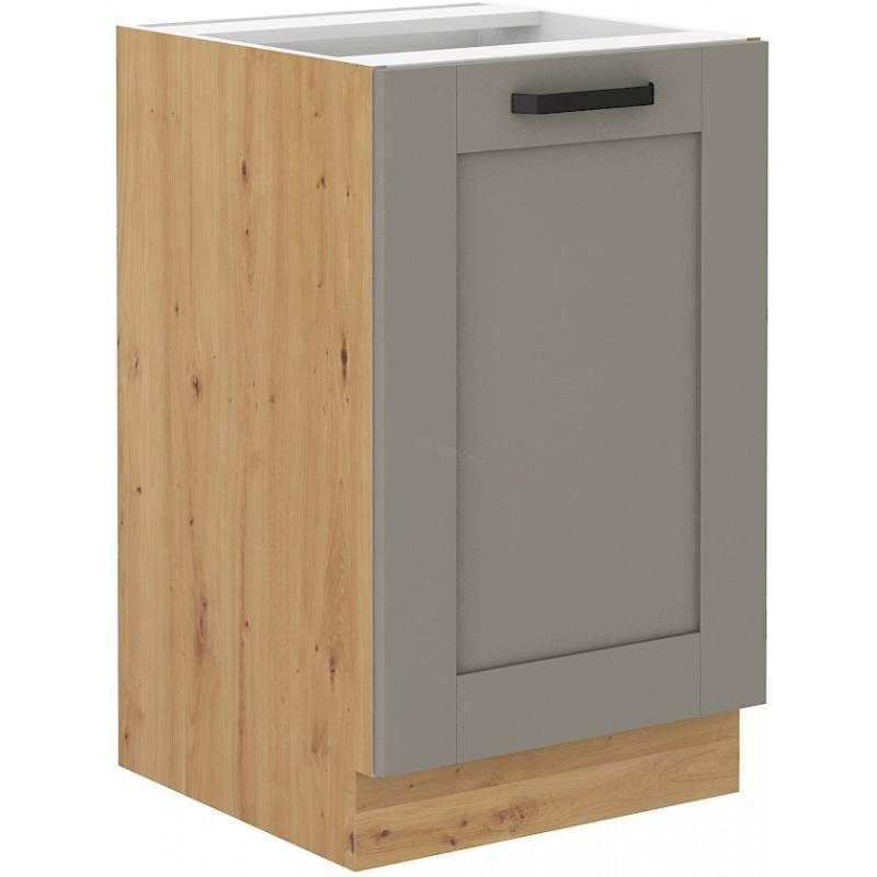 Spodní skříňka na dřez Luna Claygrey/artisan 50 ZL 1F BB