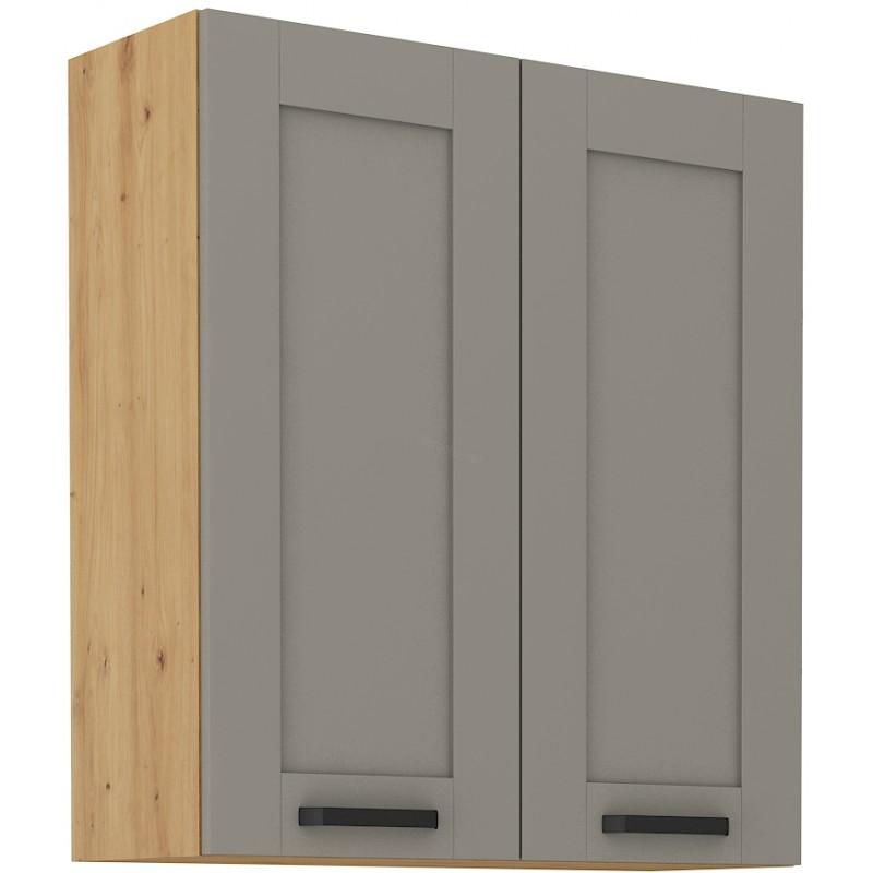 Horní skříňka Luna Claygrey/artisan 80 G-90 2F