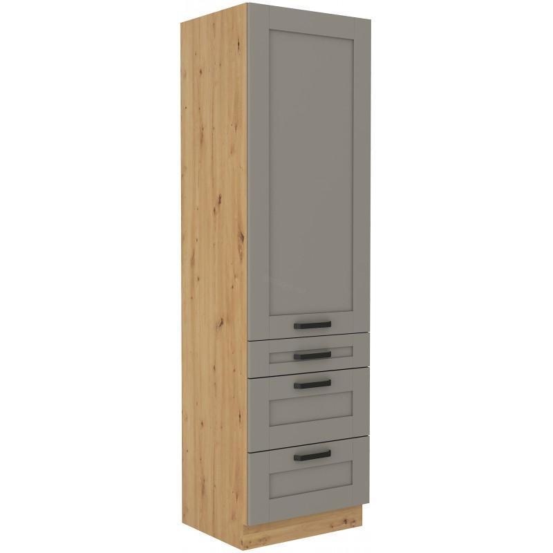 Skříň Luna Claygrey/artisan 60 DKS-210 3S 1F