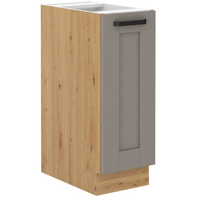 Spodní regál Luna Claygrey/artisan 30 D CARGO BB