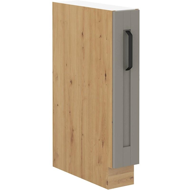 Spodní regál Luna Claygrey/artisan 15 D CARGO BB