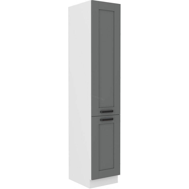 Potravinová skříň Luna Dustgrey/bílá 40 DK-210 2F