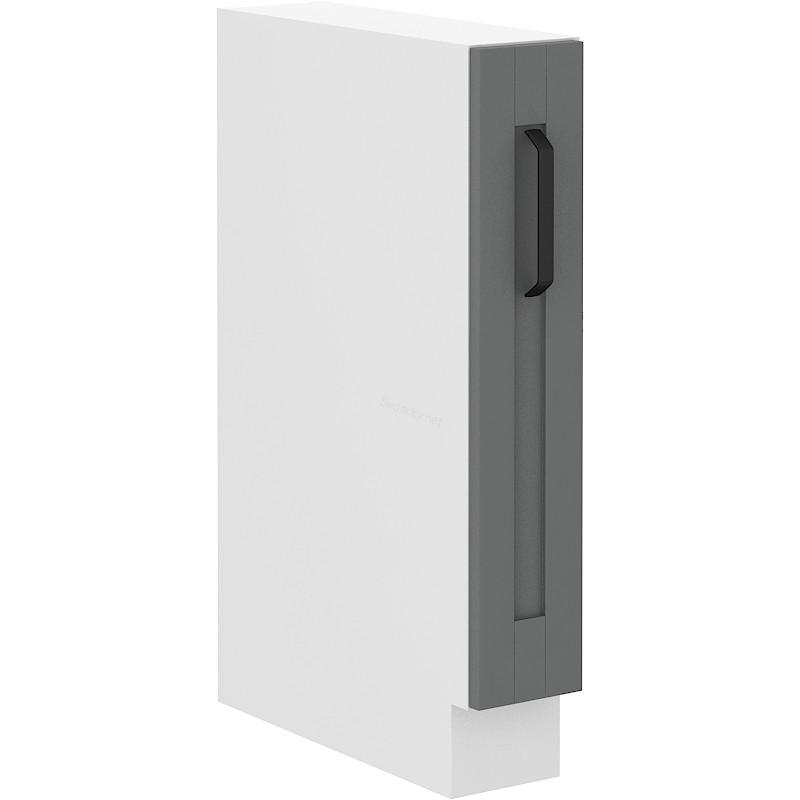 Spodní regál Luna Dustgrey/bílá 15 D CARGO BB