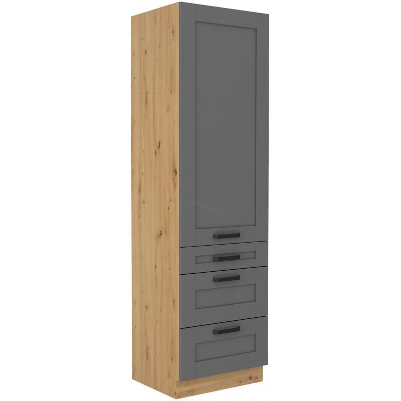 Skříň Luna Dustgrey/artisan 60 DKS-210 3S 1F