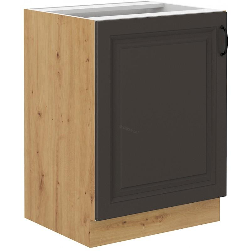 Spodní skříňka Stilo grafit/artisan 60 D 1F BB