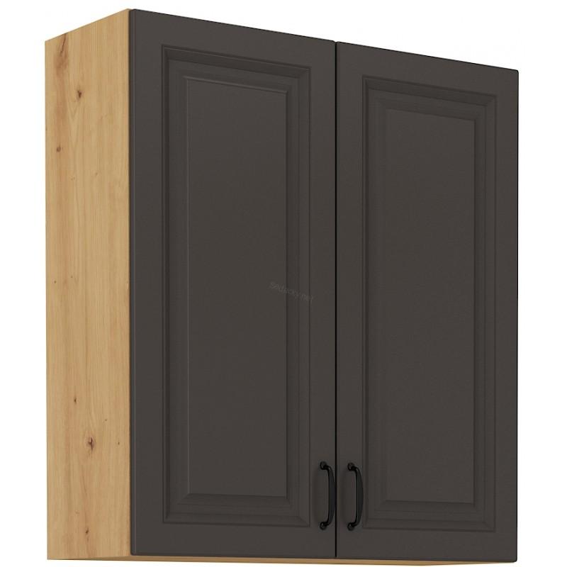 Horní skříňka Stilo grafit/artisan 80 G-90 2F