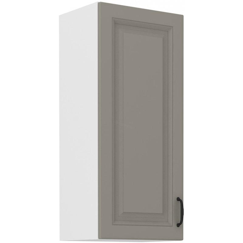 Horní skříňka Stilo Claygrey/bílá 40 G-90 1F