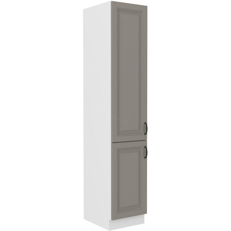 Potravinová skříň Stilo Claygrey/bílá 40 DK-210 2F