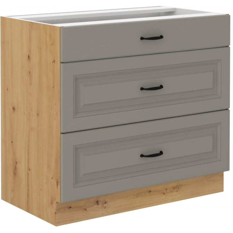 Spodní skříňka Stilo Claygrey/artisan 80 D 3S BB