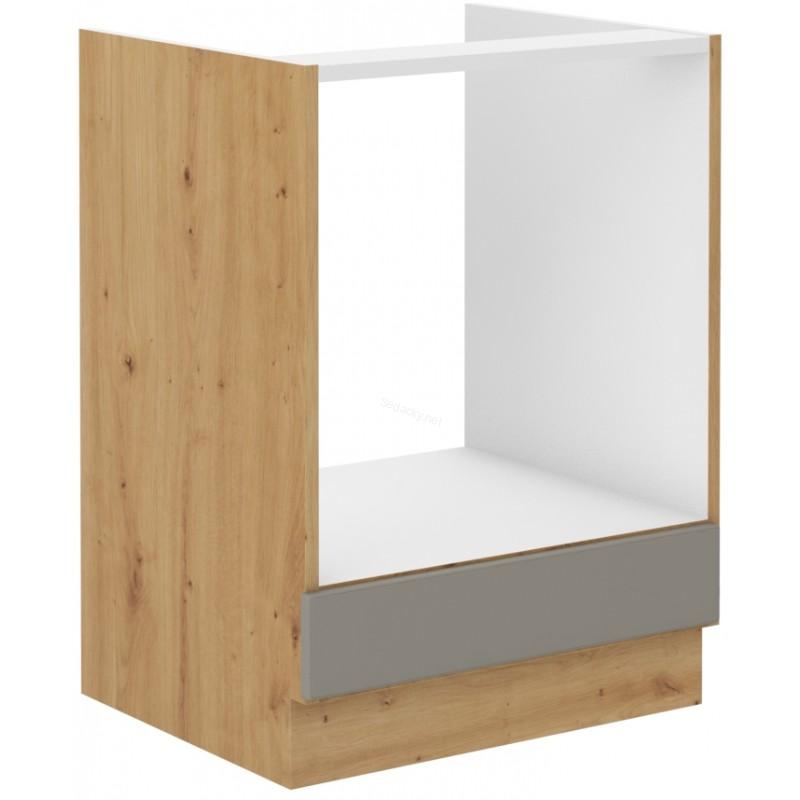 Spodní skříňka na troubu Stilo Claygrey/artisan 60 D GAZ BB