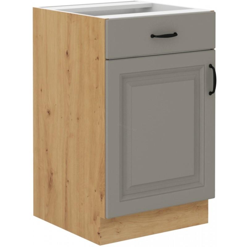 Spodní skříňka Stilo Claygrey/artisan 50 D 1F 1S 