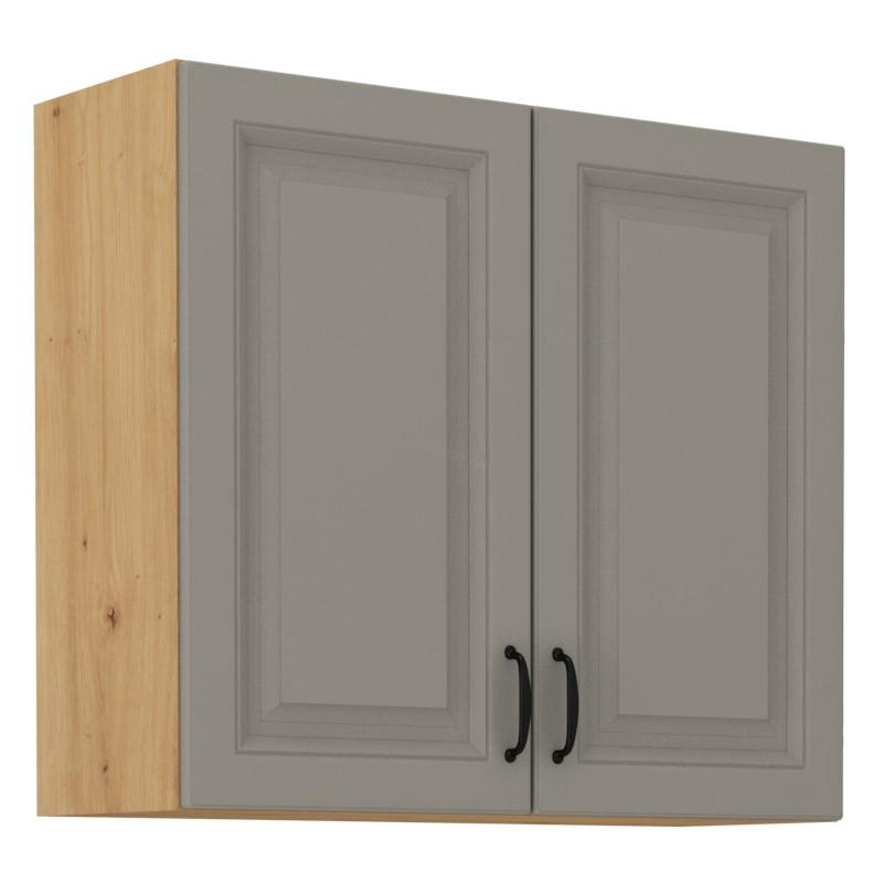Horní skříňka Stilo Claygrey/artisan 80 G-72 2F