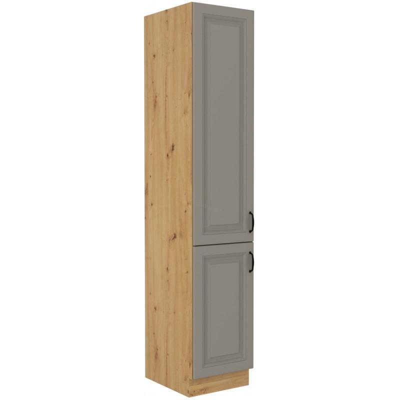 Potravinová skříň Stilo Claygrey/artisan 40 DK-210 2F