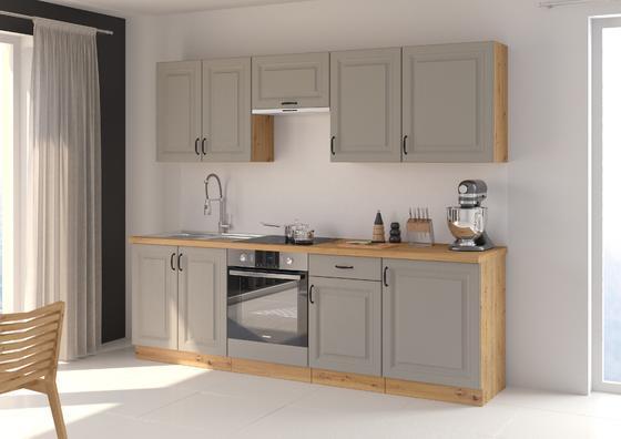 Kuchyňská linka Stilo Claygrey/artisan - 250 cm