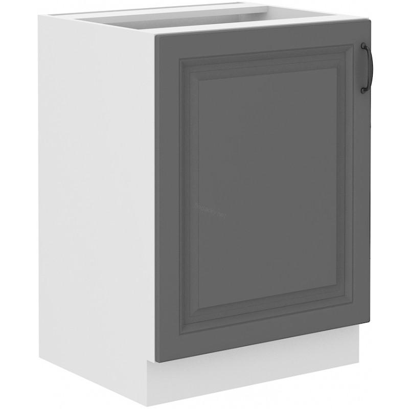Spodní skříňka Stilo Dustgrey/bílá 60 D 1F BB