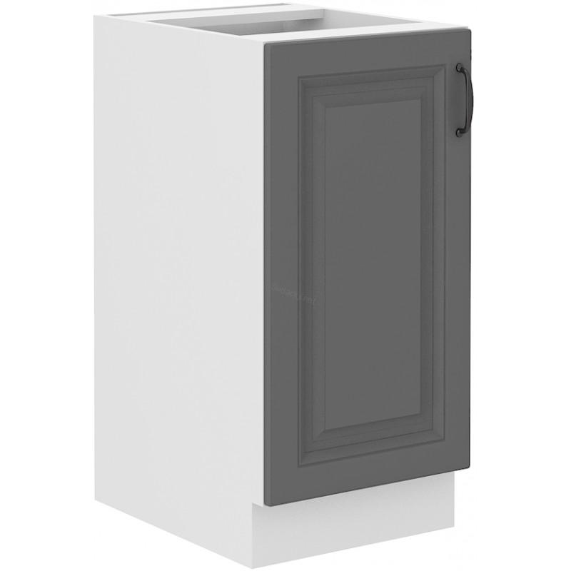 Spodní skříňka Stilo Dustgrey/bílá 40 D 1F BB