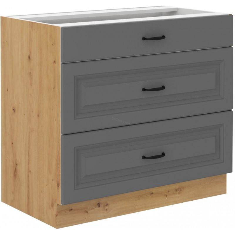 Spodní skříňka Stilo Dustgrey/artisan 80 D 3S BB