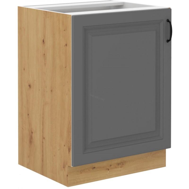 Spodní skříňka Stilo Dustgrey/artisan 60 D 1F BB