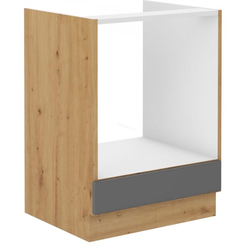 Spodní skříňka na troubu Stilo Dustgrey/artisan 60 D GAZ BB