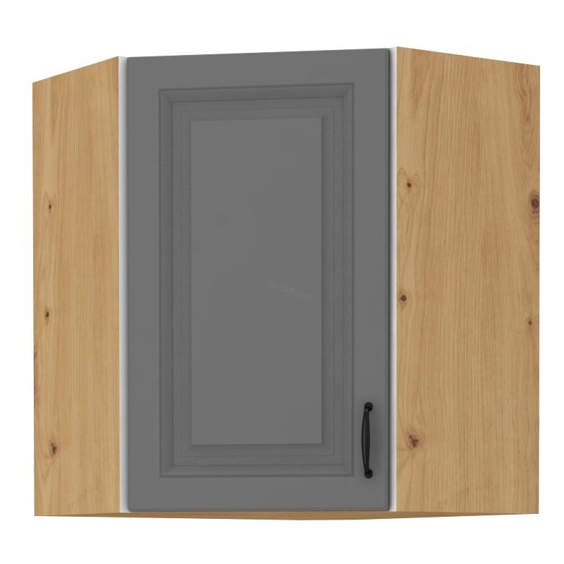 Horní rohová skříňka Stilo Dustgrey/artisan 58x58 GN-72 1F