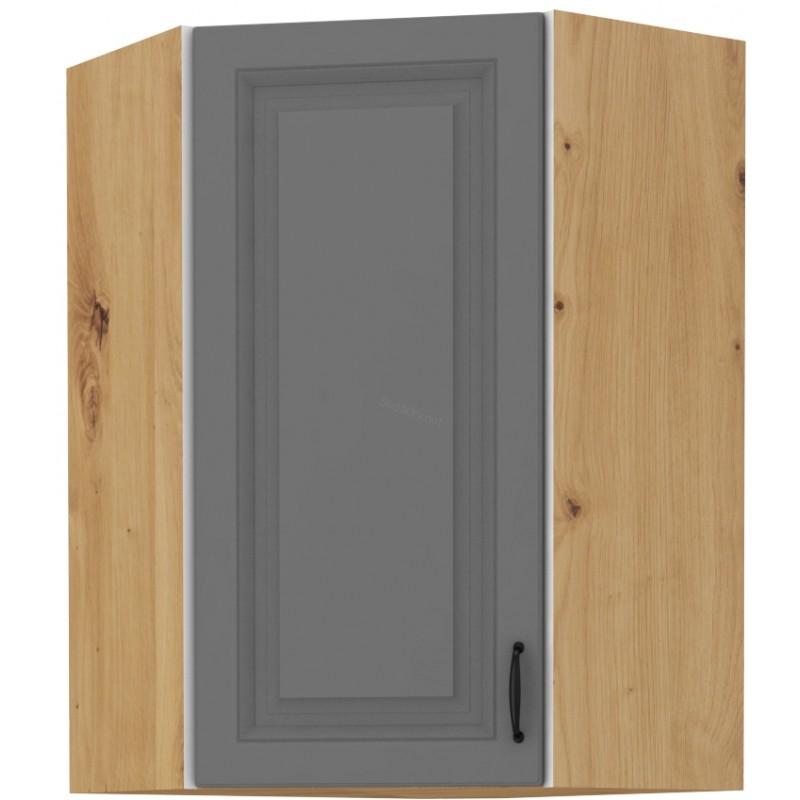 Horní rohová skříňka Stilo Dustgrey/artisan 58x58 GN-90 1F