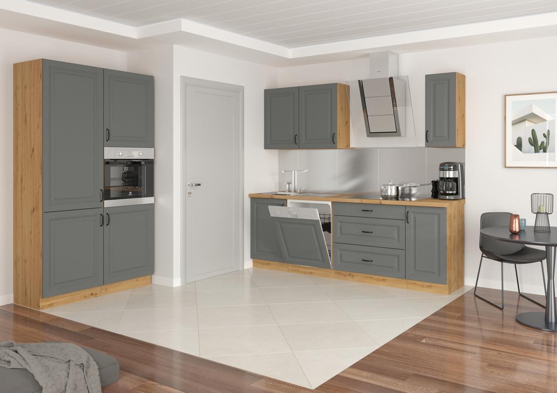 Kuchyňská linka Stilo Dustgrey/artisan - 350 cm