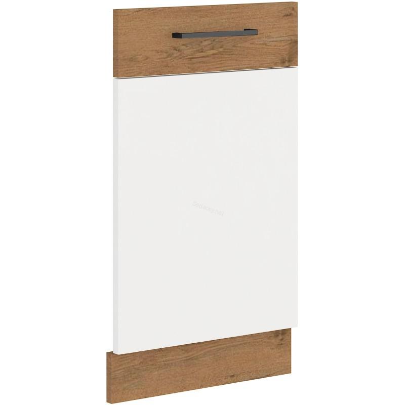 Kuchyňská dvířka Vigo dub Lancelot/bílý lesk ZM 713x446