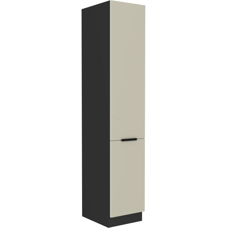 Potravinová skříň Arona černý mat/kašmír 40 DK-210 2F