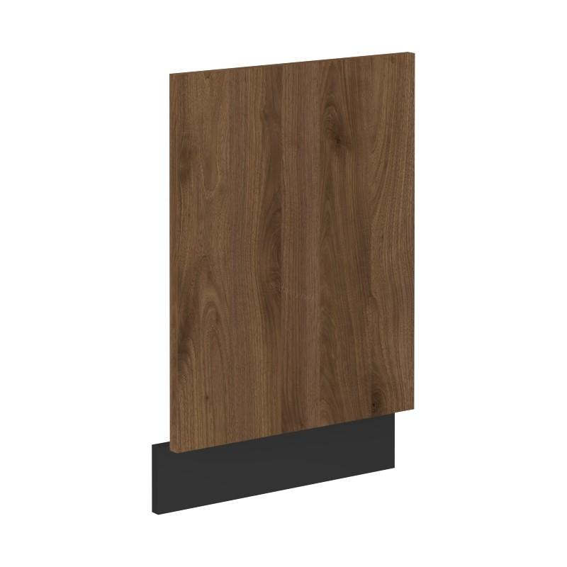 Kuchyňská dvířka Monza černý mat/ořech ZM 570x446