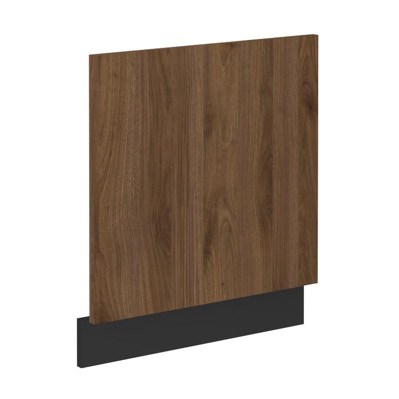 Kuchyňská dvířka Monza černý mat/ořech ZM 570x596