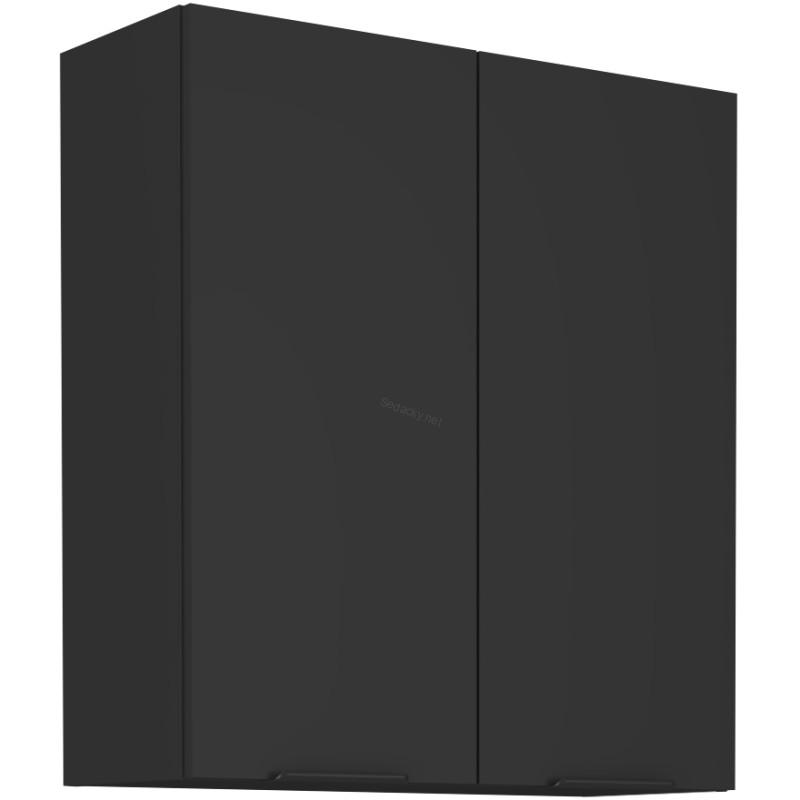 Horní skříňka Siena černý mat 80 G-90 2F