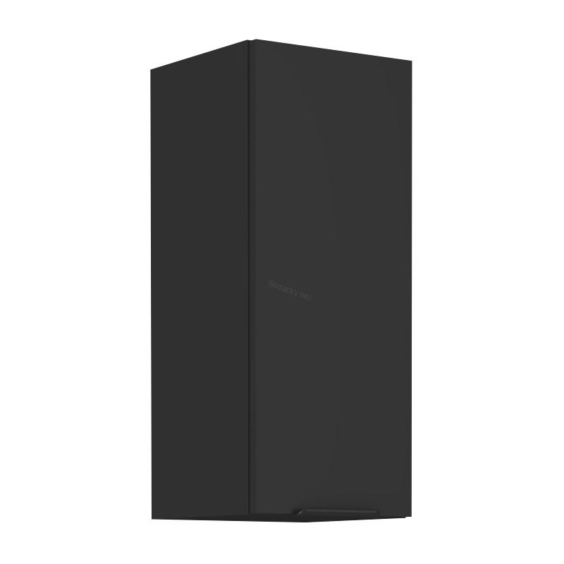 Horní skříňka Siena černý mat 30 G-72 1F