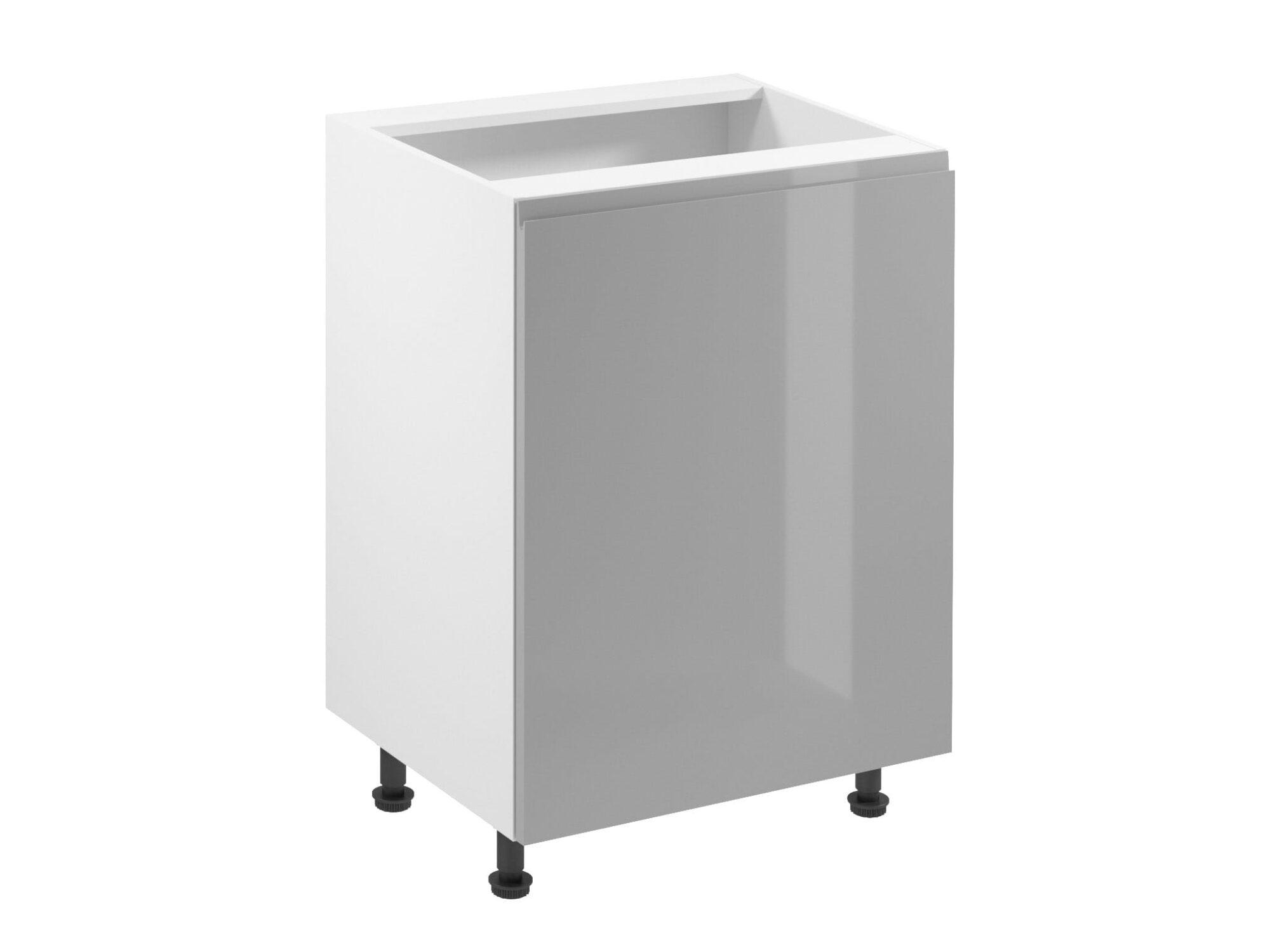 Spodní skříňka Aspen šedý lesk/bílá D60 L