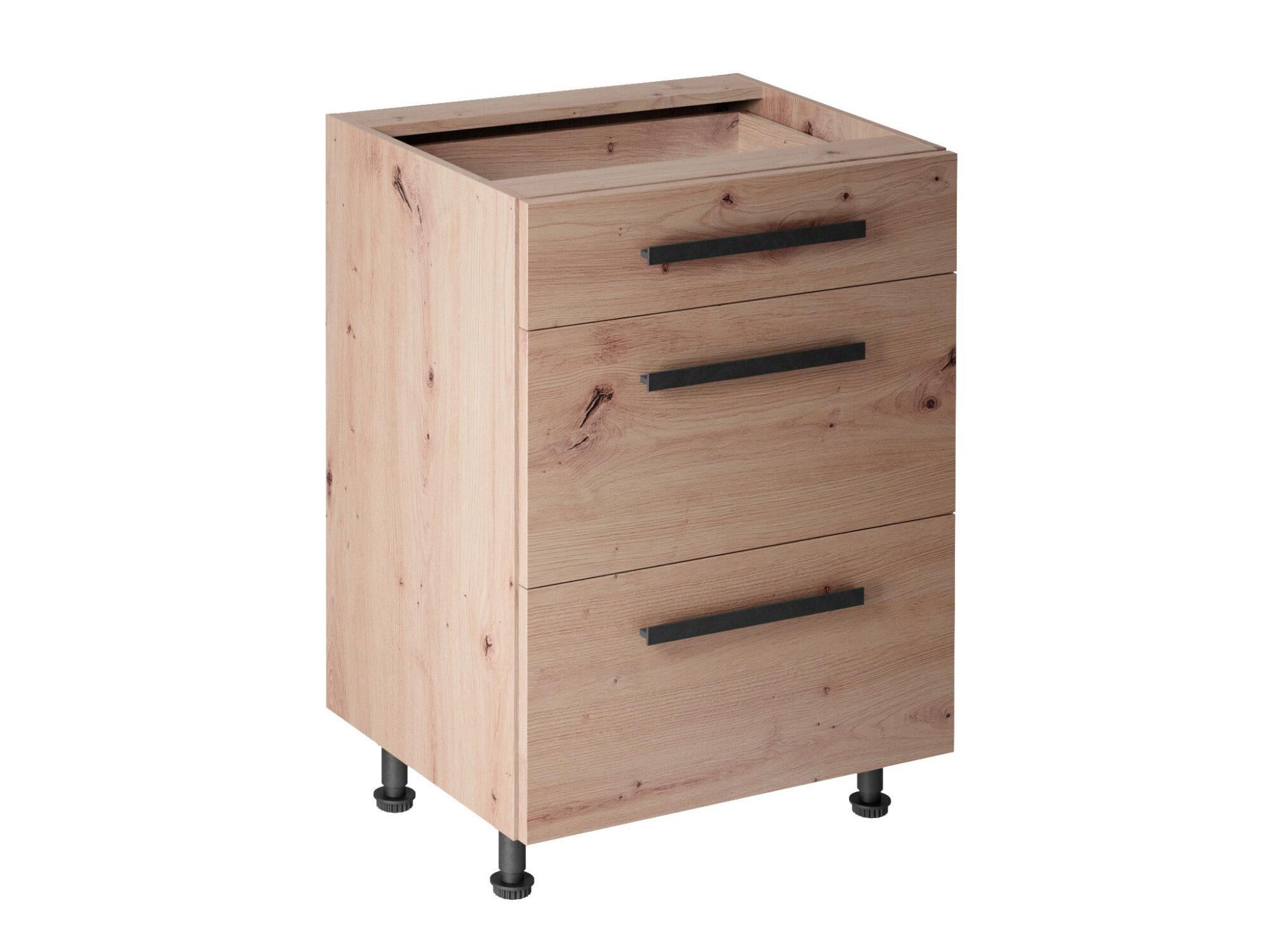 Spodní skříňka Langen dub artisan D60S3 - s úchytem 