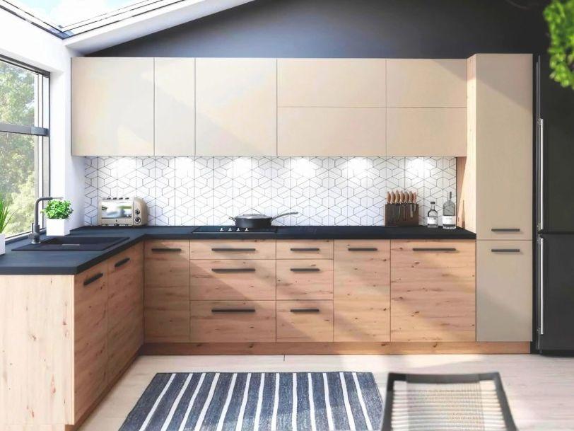 Kuchyňská linka Langen Beige/dub artisan - rohová - 330x210 cm