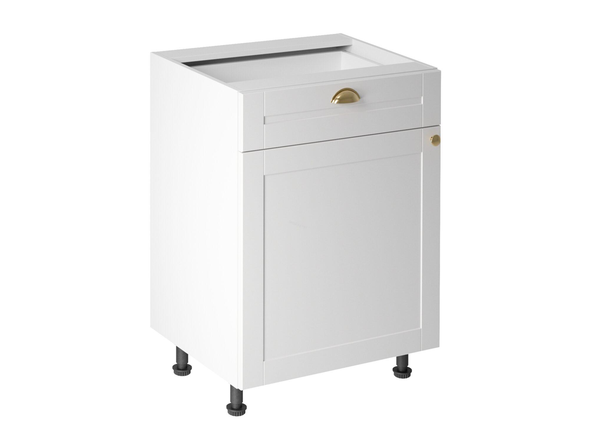 Spodní kuchyňská skříňka Linea bílý mat D60S1