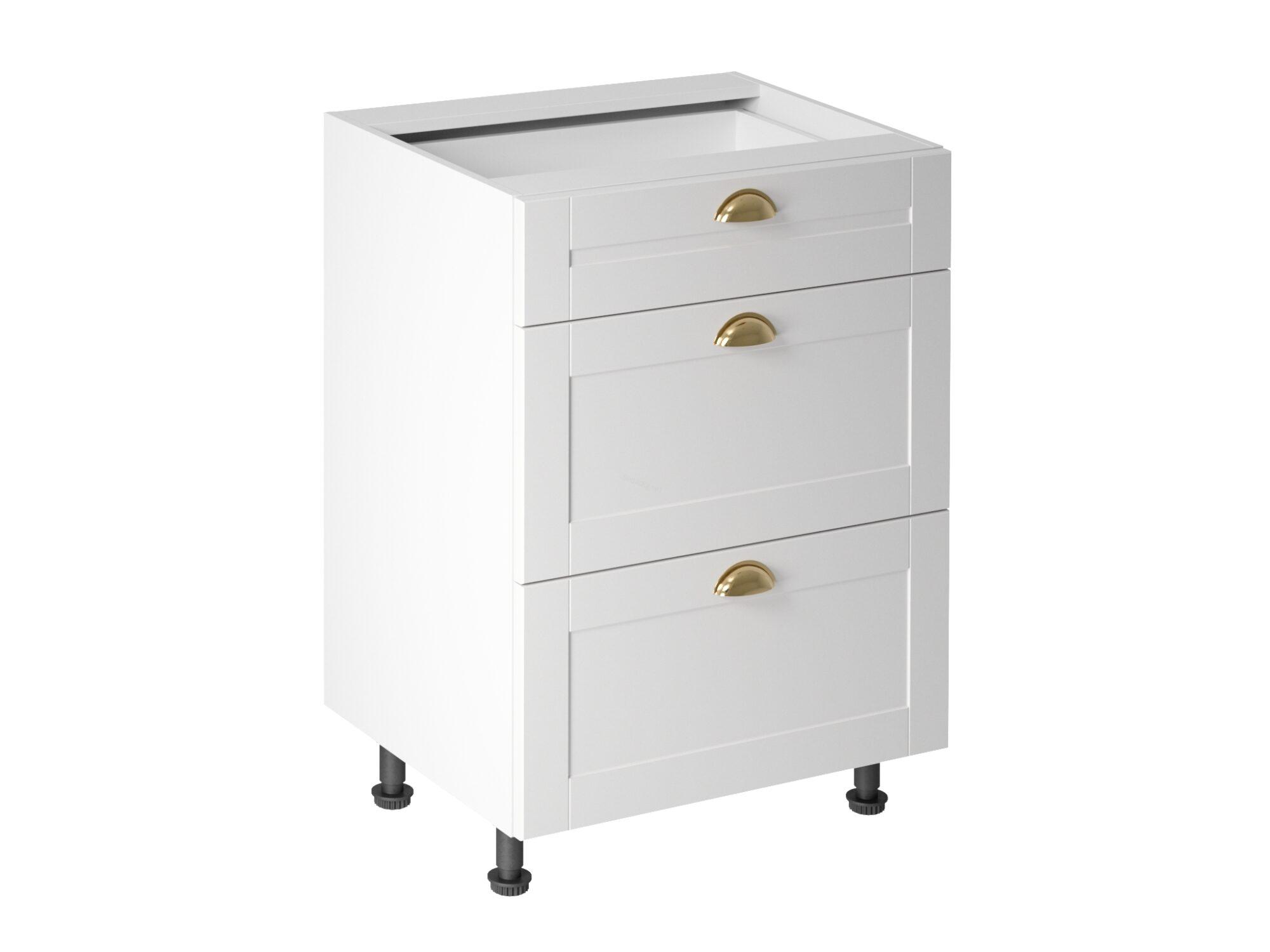 Spodní kuchyňská skříňka Linea bílý mat D60S3