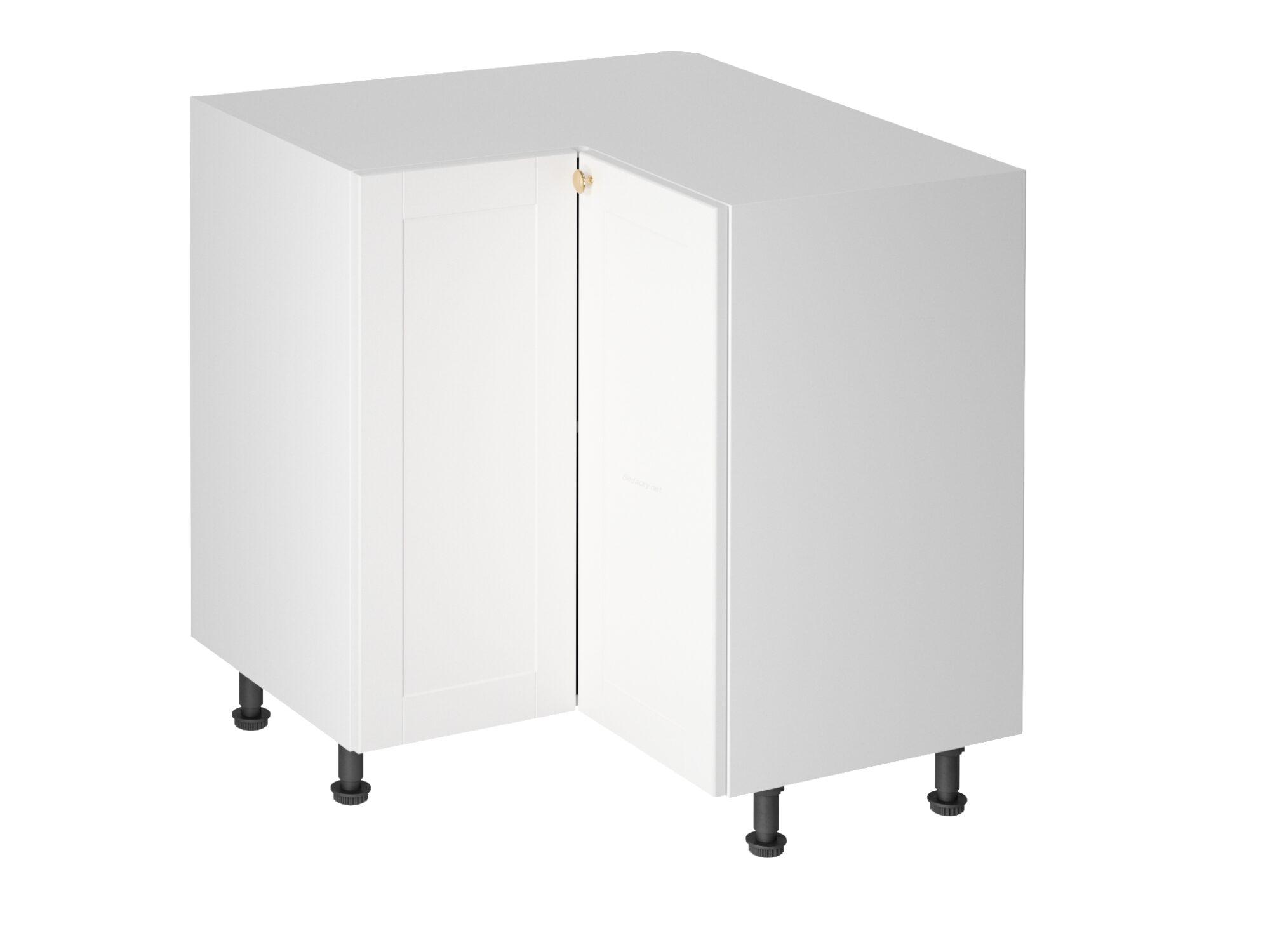 Spodní rohová skříňka Linea bílý mat D90N