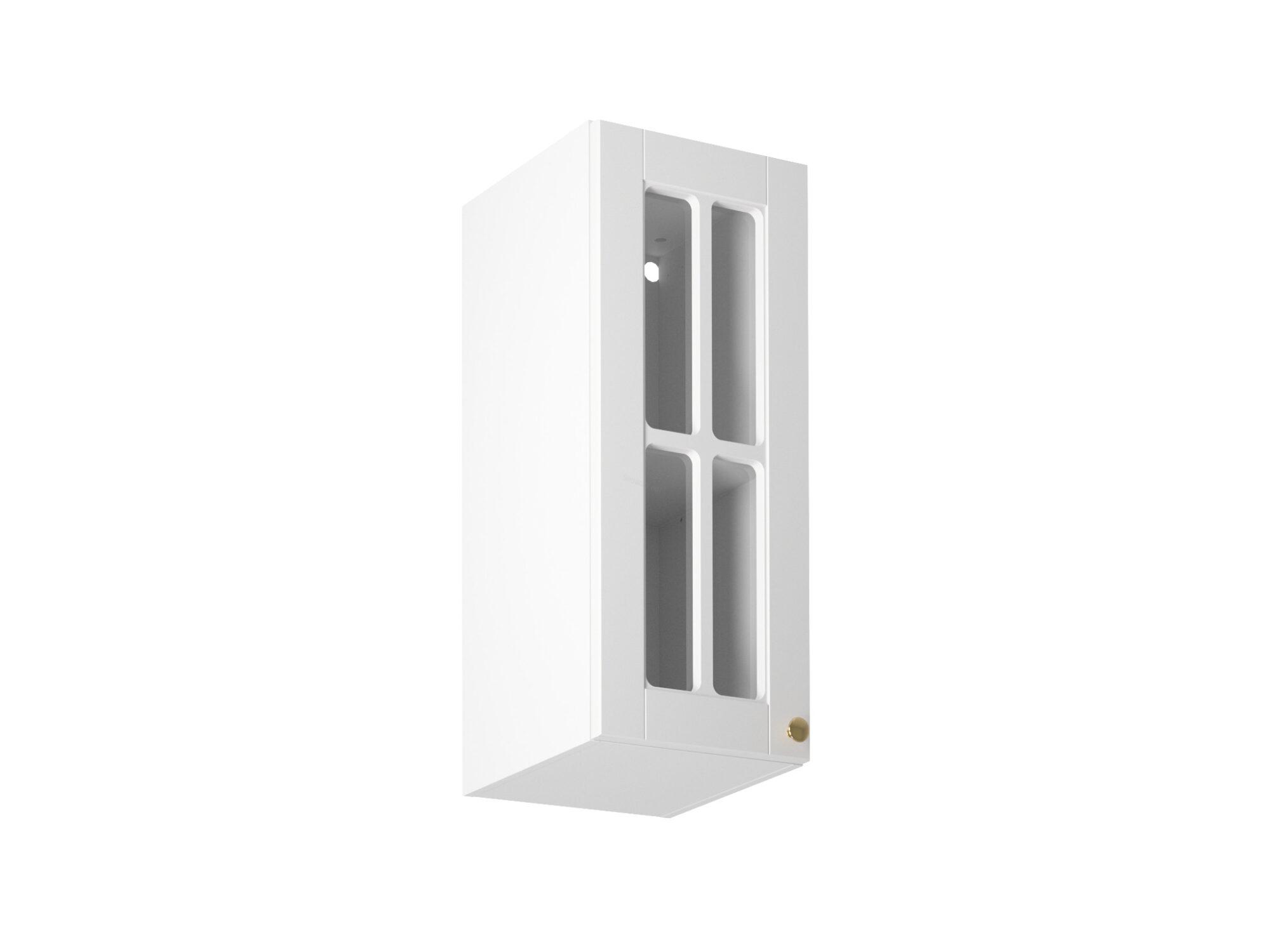 Horní prosklená skříňka Linea bílý mat G30S