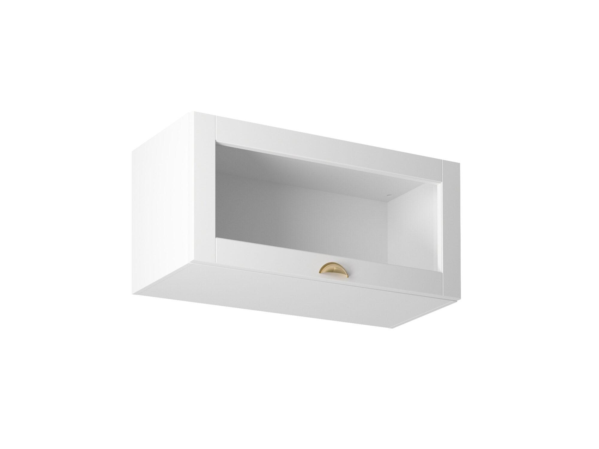 Horní prosklená skříňka Linea bílý mat G80KS