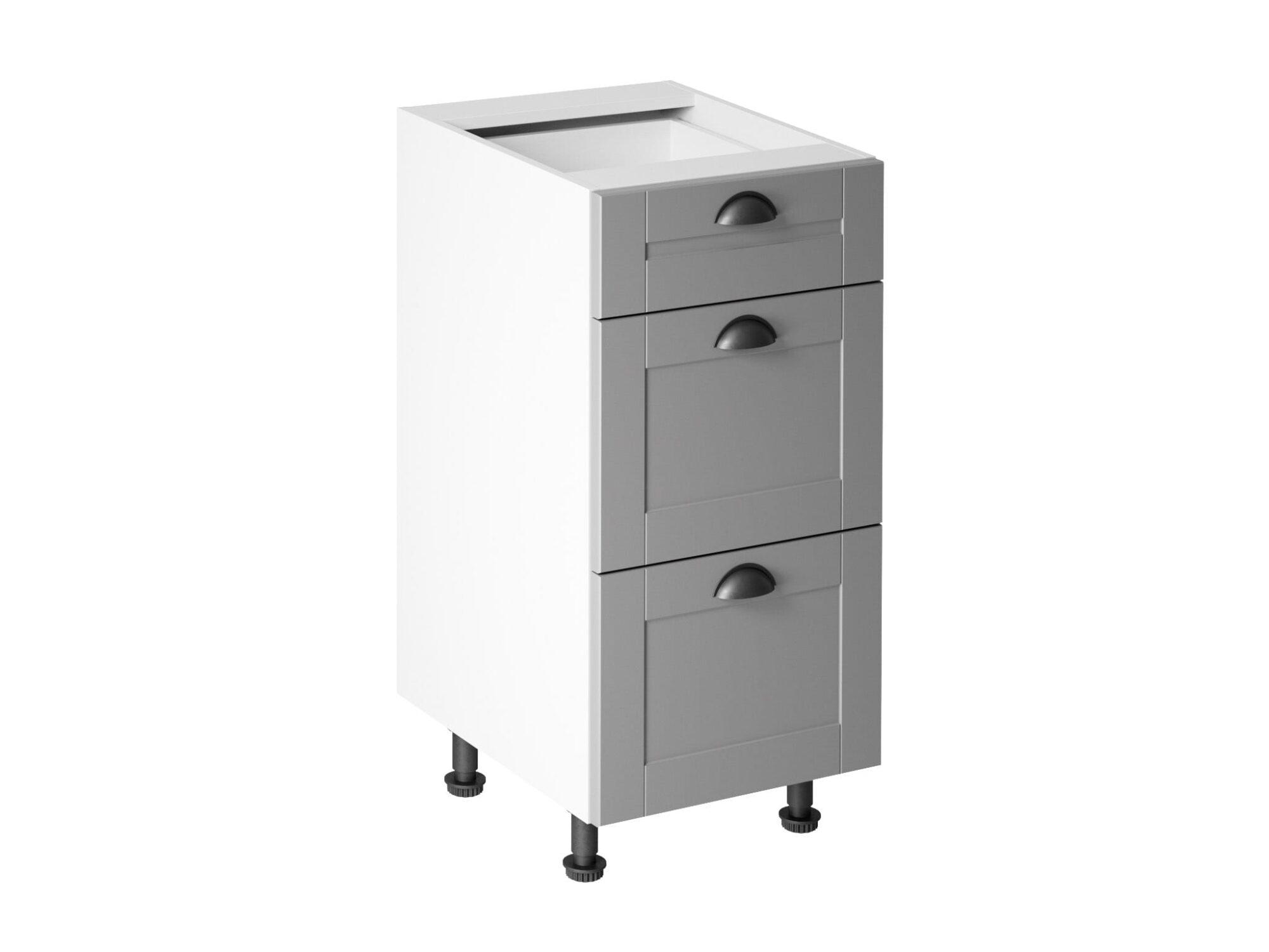 Spodní kuchyňská skříňka Linea šedý mat D40S3
