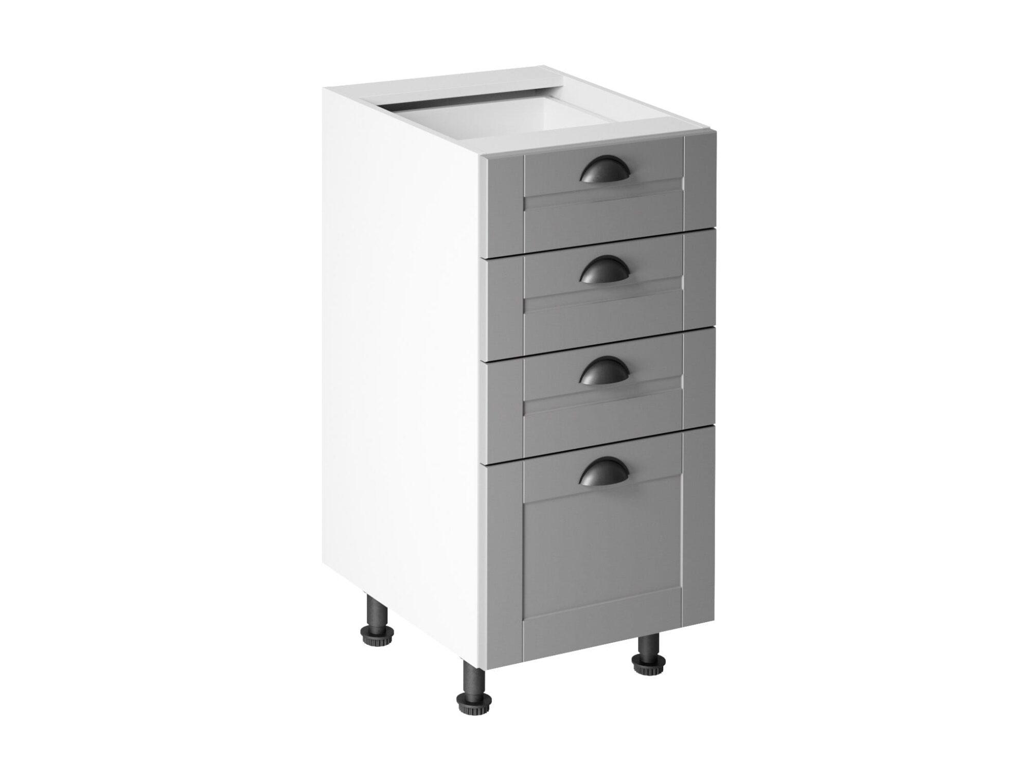 Spodní kuchyňská skříňka Linea šedý mat D40S4