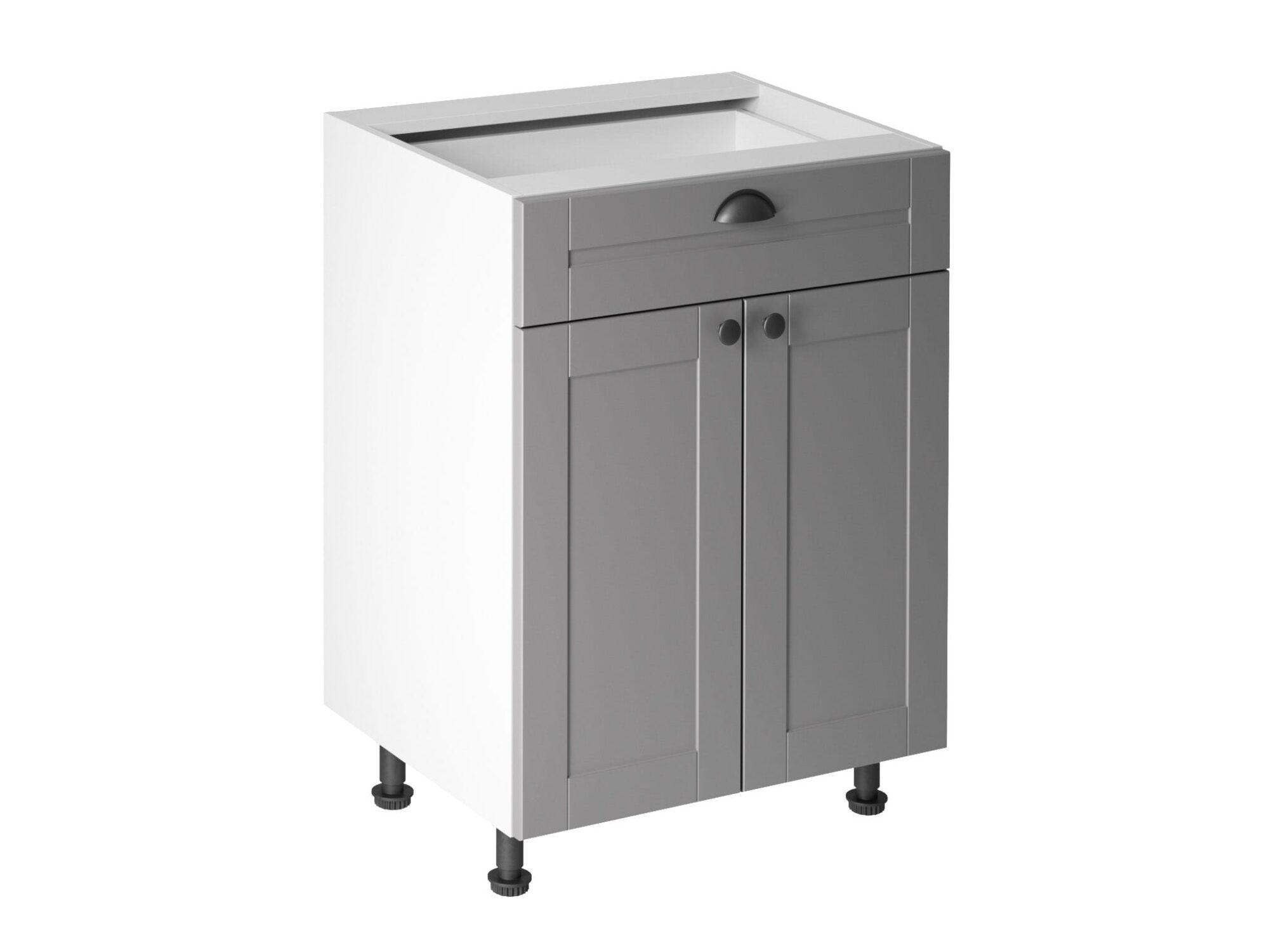 Spodní kuchyňská skříňka Linea šedý mat D60S1