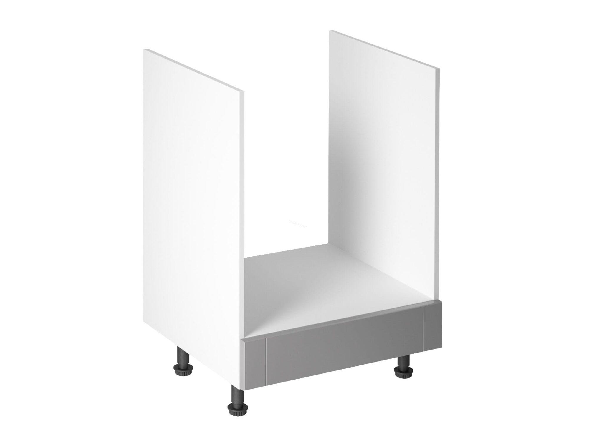 Spodní skříňka na troubu Linea šedý mat D60ZK