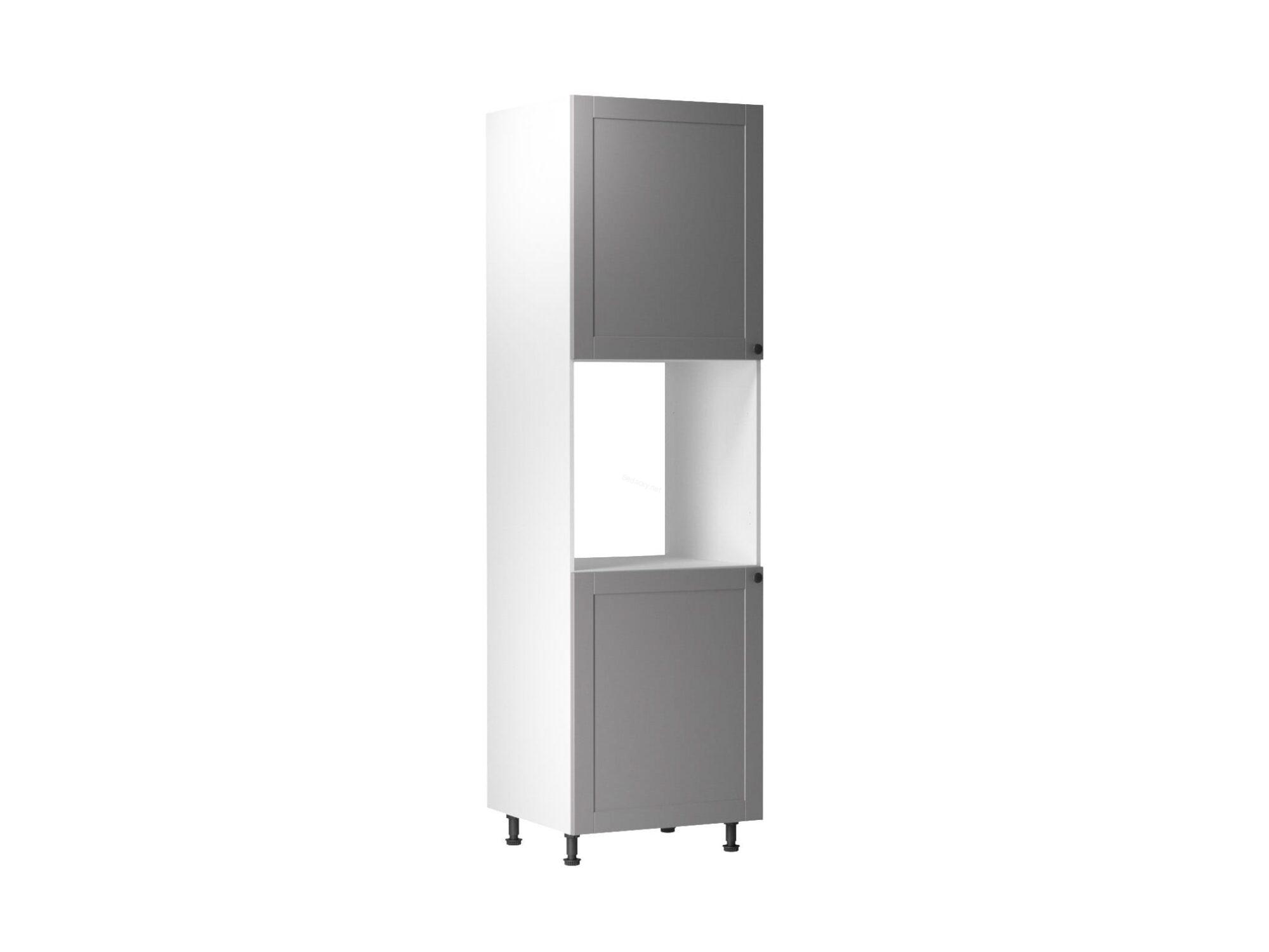 Skříň na vestavěnou troubu Linea šedý mat D60P P