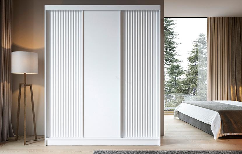 Šatní skříň Biancco 60x180 cm - varianta i se zrcadlem