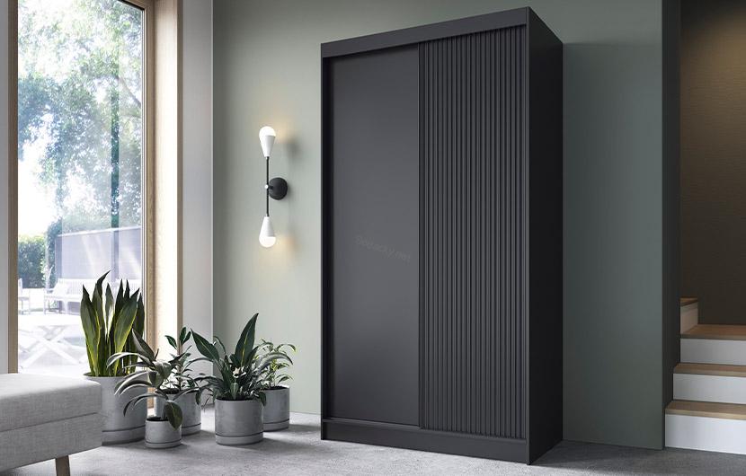 Šatní skříň Prescco II 60x120 cm - varianta i se zrcadlem