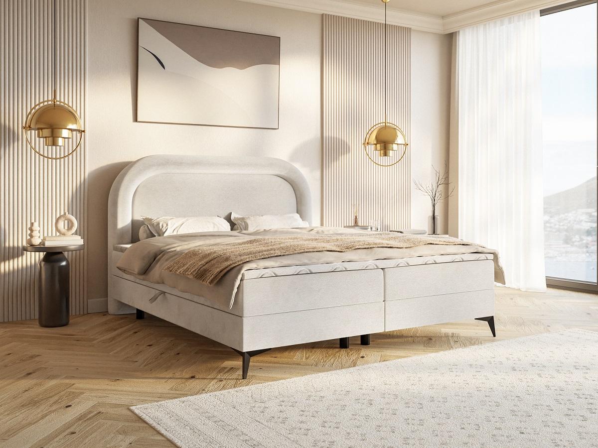Kontinentální postel Martini 160x200 cm - tkanina Smart Velvet 216.33
